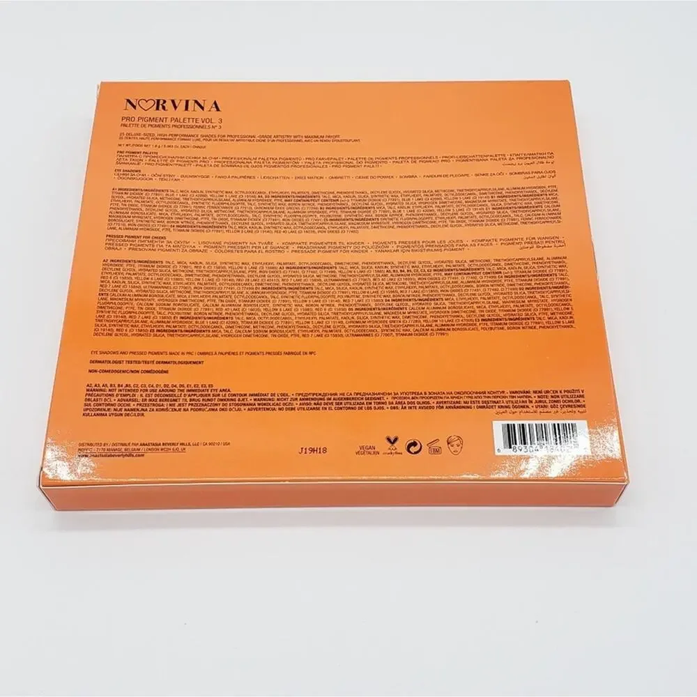 Anastasia Beverly Hills Norvina Pro Pigment Eyeshadow Palette Vol. 3